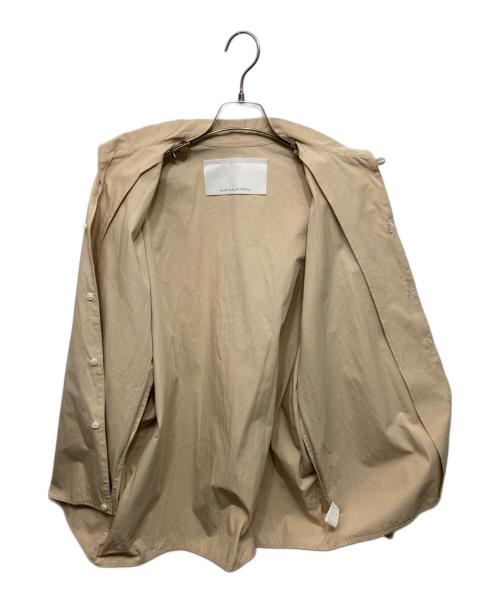 nonnotte（ノノット）nonnotte (ノノット) Draping Seamless Collar Shirt ベージュ サイズ:4の古着・服飾アイテム