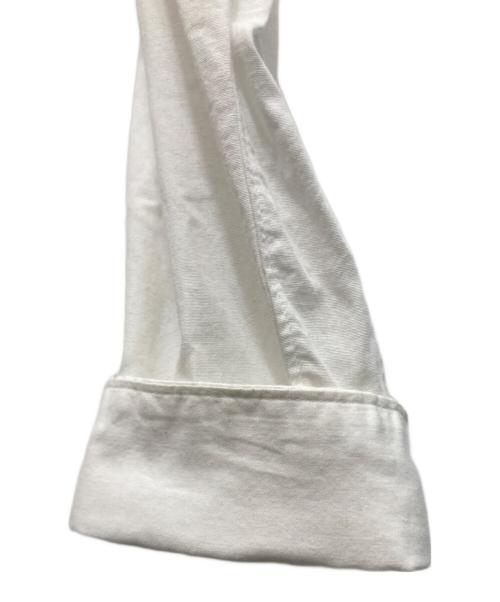 COMME des GARCONS HOMME PLUS（コムデギャルソンオムプリュス）COMME des GARCONS HOMME PLUS (コムデギャルソンオムプリュス) フーディーロングスリーブシャツ ホワイト サイズ:Sの古着・服飾アイテム
