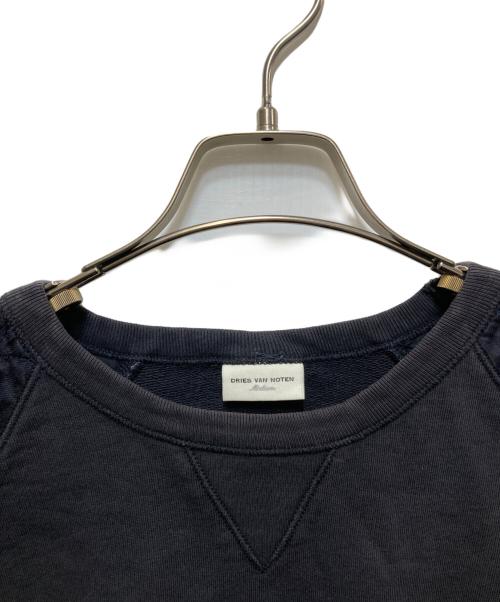 DRIES VAN NOTEN（ドリスヴァンノッテン）DRIES VAN NOTEN (ドリスヴァンノッテン) キルティング切替スウェット　トルコ製　 ブラック サイズ:Mの古着・服飾アイテム