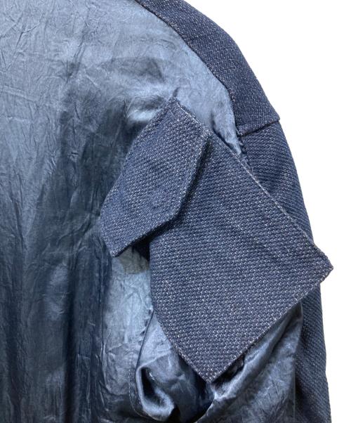 MERELY MADE（メアリーメイド）MERELY MADE (メアリーメイド) 切替ジップジャケット ブルー サイズ:2の古着・服飾アイテム