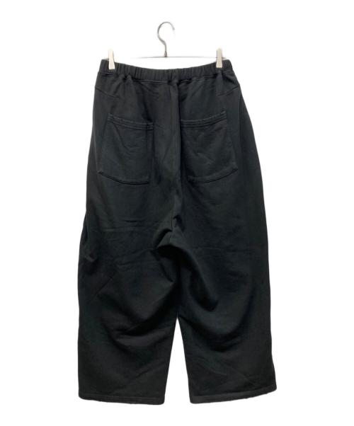ANCELLM（アンセルム）ANCELLM (アンセルム) TUCK SWEAT PANTS ブラック サイズ:2の古着・服飾アイテム