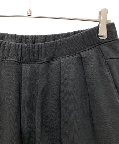 ANCELLM（アンセルム）ANCELLM (アンセルム) TUCK SWEAT PANTS ブラック サイズ:2の古着・服飾アイテム