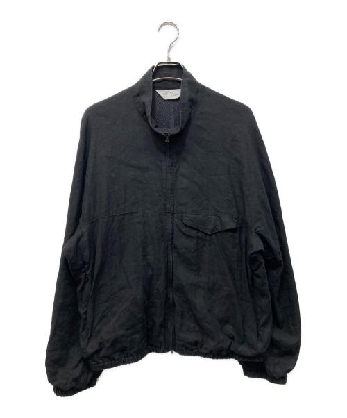 ANCELLM（アンセルム）ANCELLM (アンセルム) SILK NEP KIMONO BLOUSON ブラック サイズ:2の古着・服飾アイテム