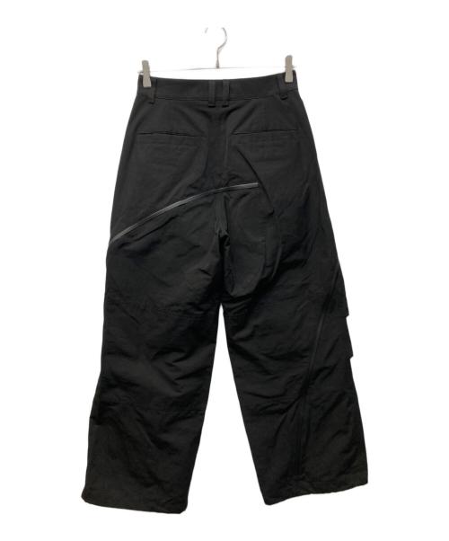 san san gear（サンサンギア）SAN SAN GEAR (サンサンギア) AFFINE CURVE PANTS ブラック サイズ:76CMの古着・服飾アイテム