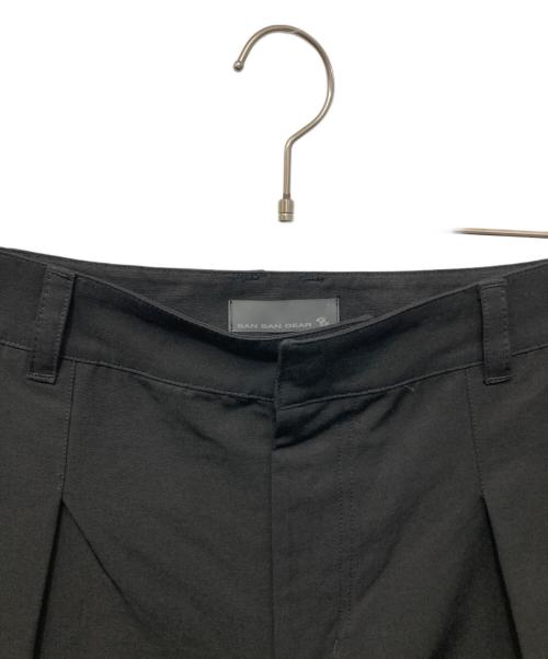 san san gear（サンサンギア）SAN SAN GEAR (サンサンギア) AFFINE CURVE PANTS ブラック サイズ:76CMの古着・服飾アイテム