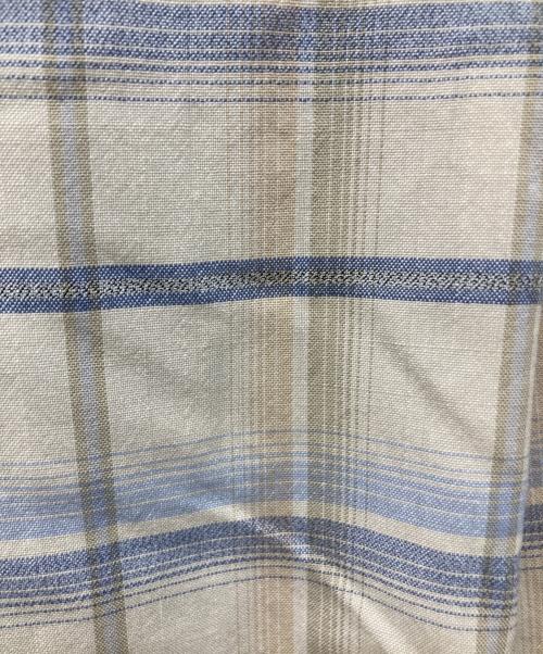 AURALEE（オーラリー）AURALEE (オーラリー) SUPER LIGHT WOOL CHECK SHIRT ベージュ サイズ:3の古着・服飾アイテム