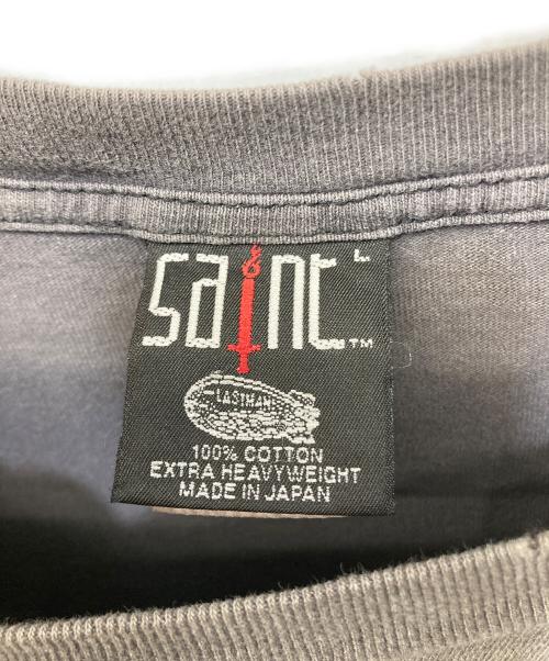 SAINT MICHAEL（セントマイケル）SAINT MICHAEL (セントマイケル) LM-SS TEE グレー サイズ:Lの古着・服飾アイテム