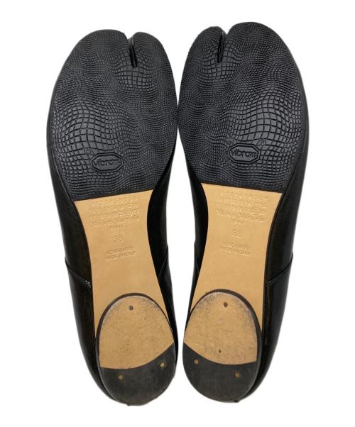 Maison Margiela（メゾンマルジェラ）Maison Margiela (メゾンマルジェラ) 足袋バレエシューズ ブラック サイズ:38の古着・服飾アイテム