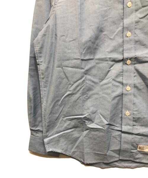 WTAPS（ダブルタップス）WTAPS (ダブルタップス) COOLMAX シャンブレーシャツ ブルー サイズ:01 未使用品の古着・服飾アイテム