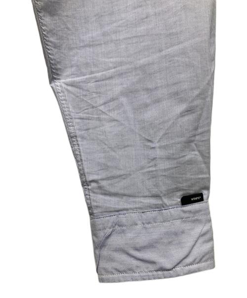 WTAPS（ダブルタップス）WTAPS (ダブルタップス) COLLMAX ストライプシャツ ブルー サイズ:01の古着・服飾アイテム