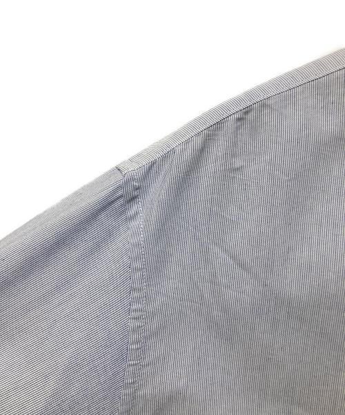 WTAPS（ダブルタップス）WTAPS (ダブルタップス) COLLMAX ストライプシャツ ブルー サイズ:01の古着・服飾アイテム