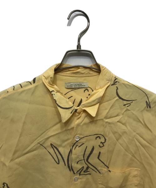 OLD JOE & Co.（オールドジョー）OLD JOE & Co. (オールドジョー) 総柄オープンカラーシャツ イエロー サイズ:16　1/2の古着・服飾アイテム