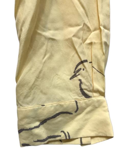 OLD JOE & Co.（オールドジョー）OLD JOE & Co. (オールドジョー) 総柄オープンカラーシャツ イエロー サイズ:16　1/2の古着・服飾アイテム