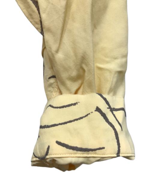 OLD JOE & Co.（オールドジョー）OLD JOE & Co. (オールドジョー) 総柄オープンカラーシャツ イエロー サイズ:16　1/2の古着・服飾アイテム