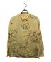 OLD JOE & Co.（オールドジョー）の古着「総柄オープンカラーシャツ」｜イエロー