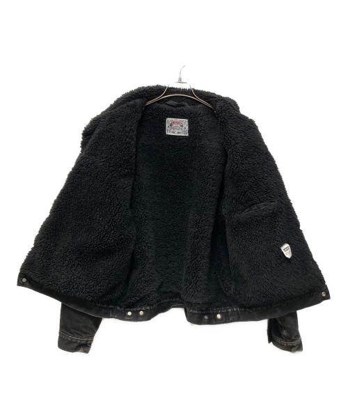 LEVI'S（リーバイス）LEVI'S (リーバイス) ボアブラックデニムジャケット ブラック サイズ:Lの古着・服飾アイテム