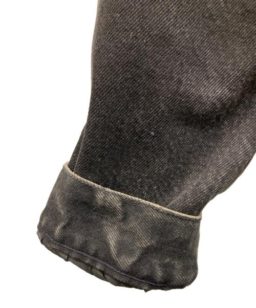 LEVI'S（リーバイス）LEVI'S (リーバイス) ボアブラックデニムジャケット ブラック サイズ:Lの古着・服飾アイテム