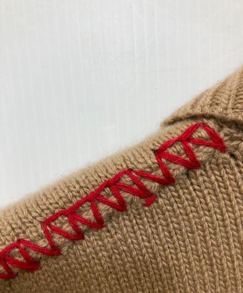 MARNI（マルニ）MARNI (マルニ) ウールカシミヤニットポロ ブラウン サイズ:48の古着・服飾アイテム