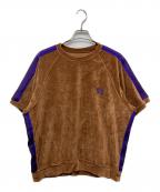 Needlesニードルズ）の古着「ベロアS/Sスウェット」｜ブラウン