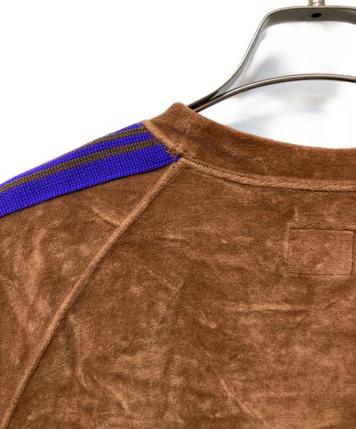 Needles（ニードルズ）Needles (ニードルズ) ベロアS/Sスウェット ブラウン サイズ:Ｍの古着・服飾アイテム