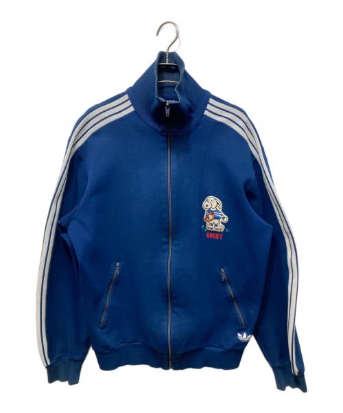 adidas（アディダス）adidas (アディダス) ハイネックトラックジャケット ネイビー サイズ:6の古着・服飾アイテム