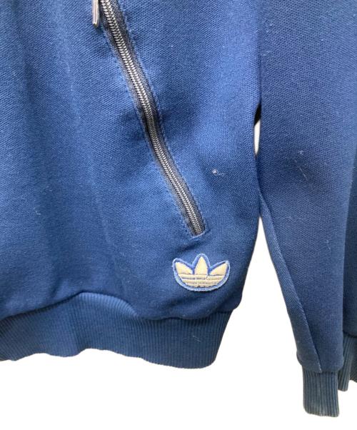 adidas（アディダス）adidas (アディダス) ハイネックトラックジャケット ネイビー サイズ:6の古着・服飾アイテム