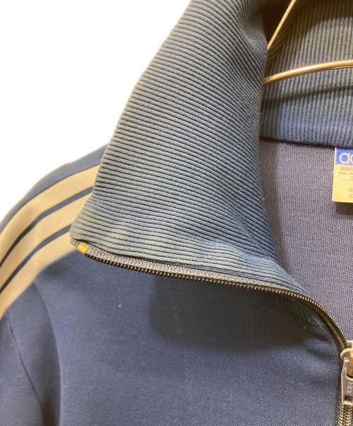 adidas（アディダス）adidas (アディダス) ハイネックトラックジャケット ネイビー サイズ:6の古着・服飾アイテム