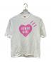 HUMAN MADE（ヒューマンメイド）の古着「ハートプリントTシャツ」｜ホワイト×ピンク