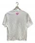 HUMAN MADE (ヒューマンメイド) ハートプリントTシャツ ホワイト×ピンク サイズ:XL：9000円