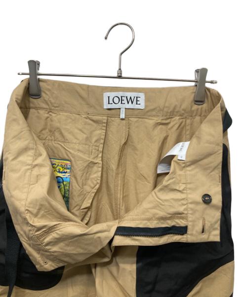 LOEWE（ロエベ）LOEWE (ロエベ) Bi-colour pocket trousers バイカラーポケットトラウザー ベージュ サイズ:50の古着・服飾アイテム
