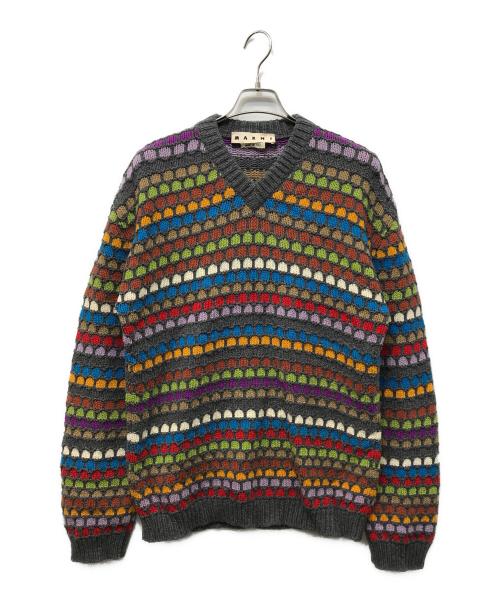 MARNI（マルニ）MARNI (マルニ) マルチカラーニット マルチカラー サイズ:48の古着・服飾アイテム