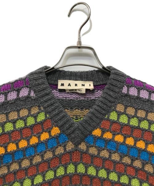 MARNI（マルニ）MARNI (マルニ) マルチカラーニット マルチカラー サイズ:48の古着・服飾アイテム