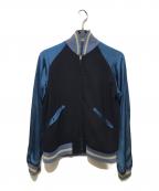 BLUE BLUEブルーブルー）の古着「リバーシブルスカジャン」｜ブルー