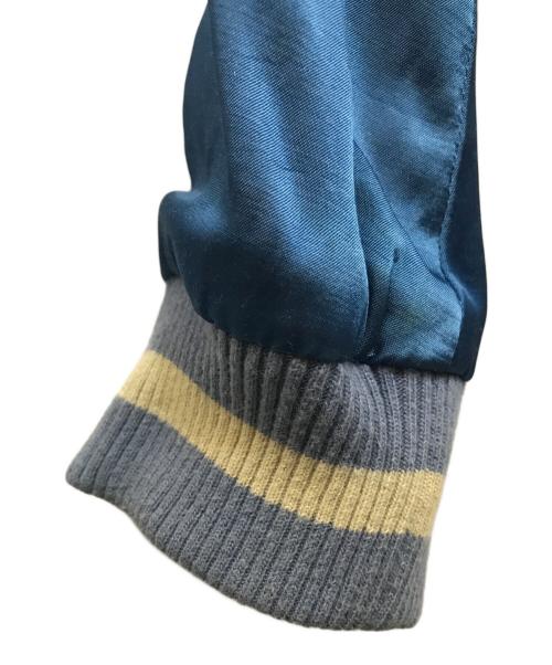 BLUE BLUE（ブルーブルー）BLUE BLUE (ブルーブルー) リバーシブルスカジャン ブルー サイズ:SIZE 1の古着・服飾アイテム