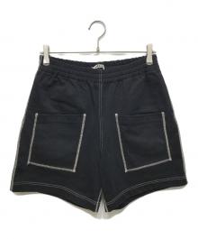 AURALEE（オーラリー）の古着「HIGH DENSITY ORGANIC COTTON JERSEY SHORTS」｜ブラック