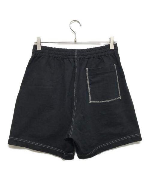 AURALEE（オーラリー）AURALEE (オーラリー) HIGH DENSITY ORGANIC COTTON JERSEY SHORTS ブラック サイズ:3の古着・服飾アイテム