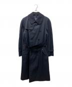 Burberry'sバーバリーズ）の古着「二枚襟 ライナー付トレンチコート」｜ネイビー