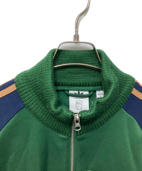 adidas（アディダス）adidas (アディダス) BRAIN DEAD (ブレインデッド) TRACK TOP ジャケット グリーン サイズ:XLの古着・服飾アイテム