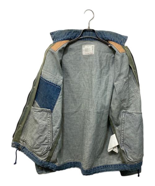sacai（サカイ）sacai (サカイ) チロリアン刺繍デニムジャケット インディゴ サイズ:1の古着・服飾アイテム