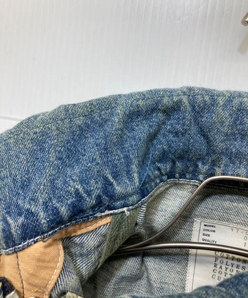 sacai（サカイ）sacai (サカイ) チロリアン刺繍デニムジャケット インディゴ サイズ:1の古着・服飾アイテム