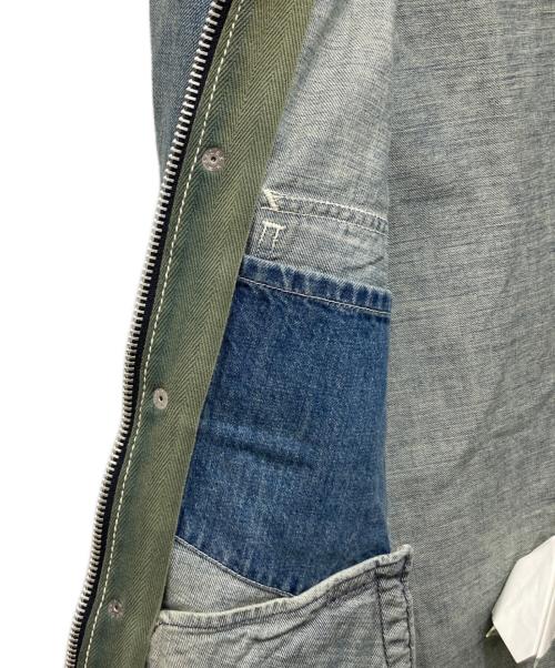 sacai（サカイ）sacai (サカイ) チロリアン刺繍デニムジャケット インディゴ サイズ:1の古着・服飾アイテム