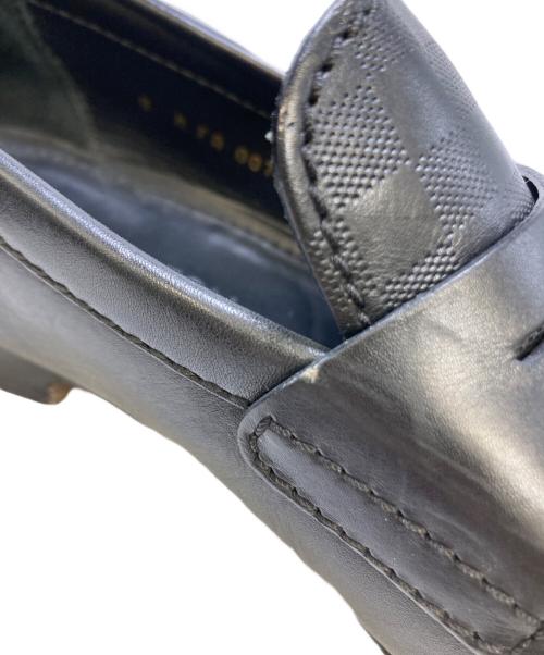 LOUIS VUITTON（ルイ ヴィトン）LOUIS VUITTON (ルイ ヴィトン) ダミエ アンフィニ ローファー ブラック サイズ:8Ⅿの古着・服飾アイテム