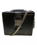 HELIOT EMILヘリオットエミル）の古着「カラビナディテール ボックスバッグ」｜ブラック