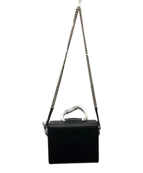 HELIOT EMIL（ヘリオットエミル）HELIOT EMIL (ヘリオットエミル) カラビナディテール ボックスバッグ ブラックの古着・服飾アイテム