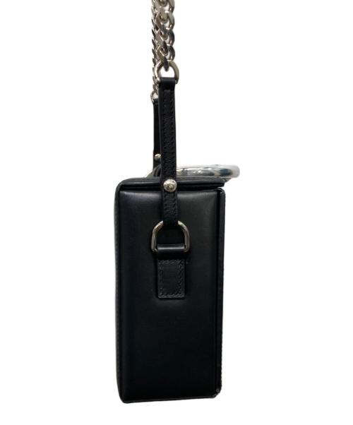 HELIOT EMIL（ヘリオットエミル）HELIOT EMIL (ヘリオットエミル) カラビナディテール ボックスバッグ ブラックの古着・服飾アイテム