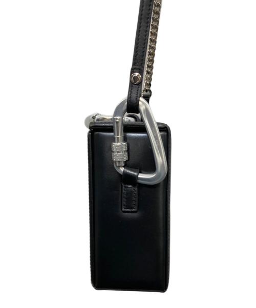 HELIOT EMIL（ヘリオットエミル）HELIOT EMIL (ヘリオットエミル) カラビナディテール ボックスバッグ ブラックの古着・服飾アイテム