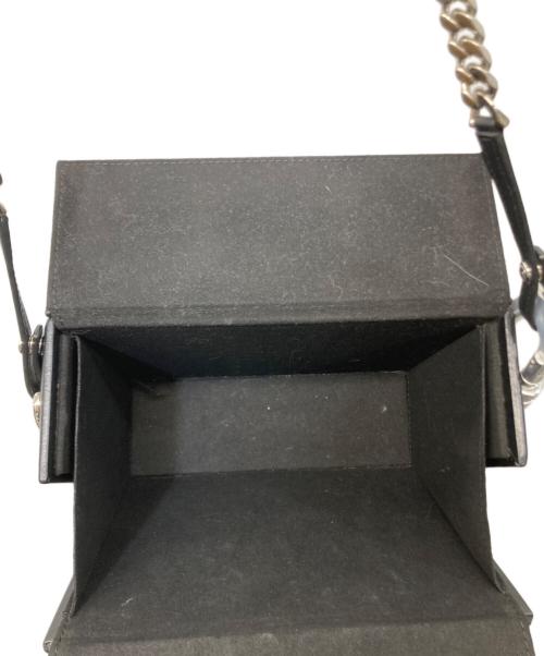 HELIOT EMIL（ヘリオットエミル）HELIOT EMIL (ヘリオットエミル) カラビナディテール ボックスバッグ ブラックの古着・服飾アイテム