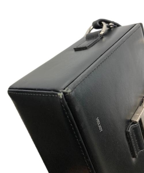 HELIOT EMIL（ヘリオットエミル）HELIOT EMIL (ヘリオットエミル) カラビナディテール ボックスバッグ ブラックの古着・服飾アイテム