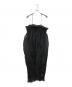 LEINWANDE（ラインヴァンド）の古着「Recycle Organdy Pleats Dress」｜ブラック