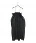 LEINWANDE (ラインヴァンド) Recycle Organdy Pleats Dress ブラック サイズ:Free：10000円